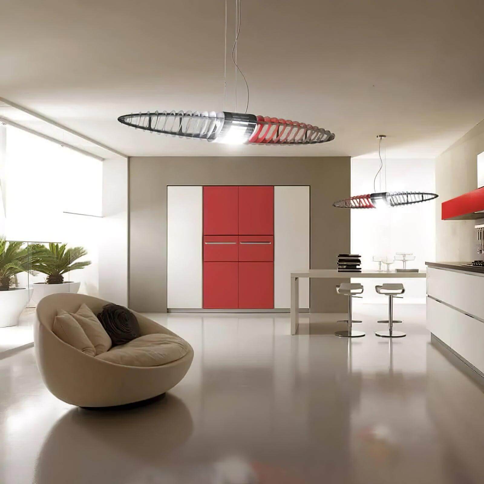 Spaceship Pendant Light