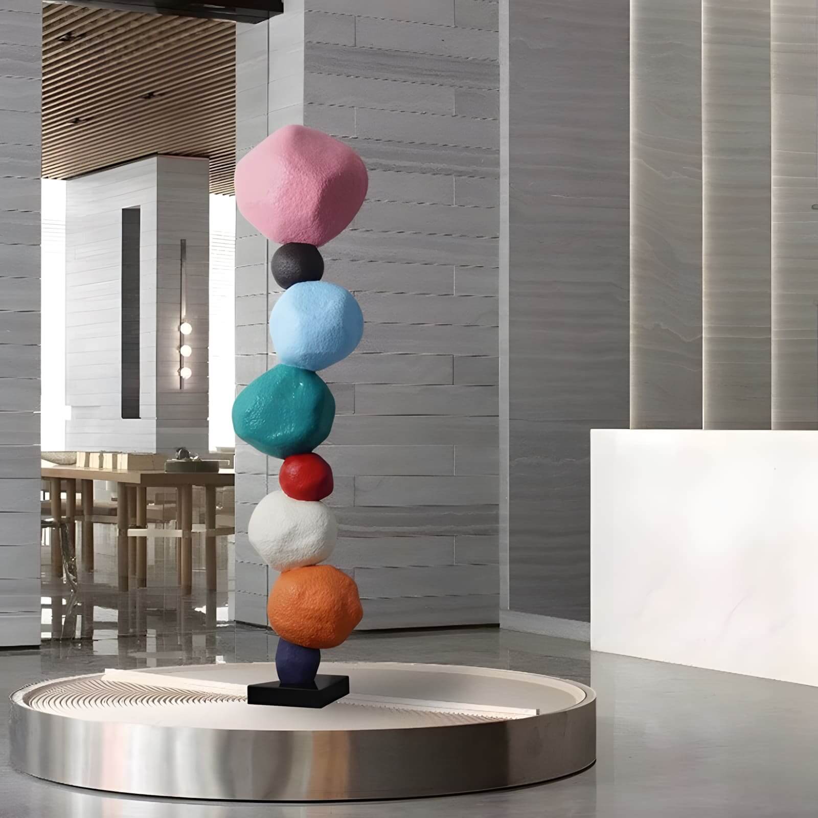 Stacked Stone Sculpture