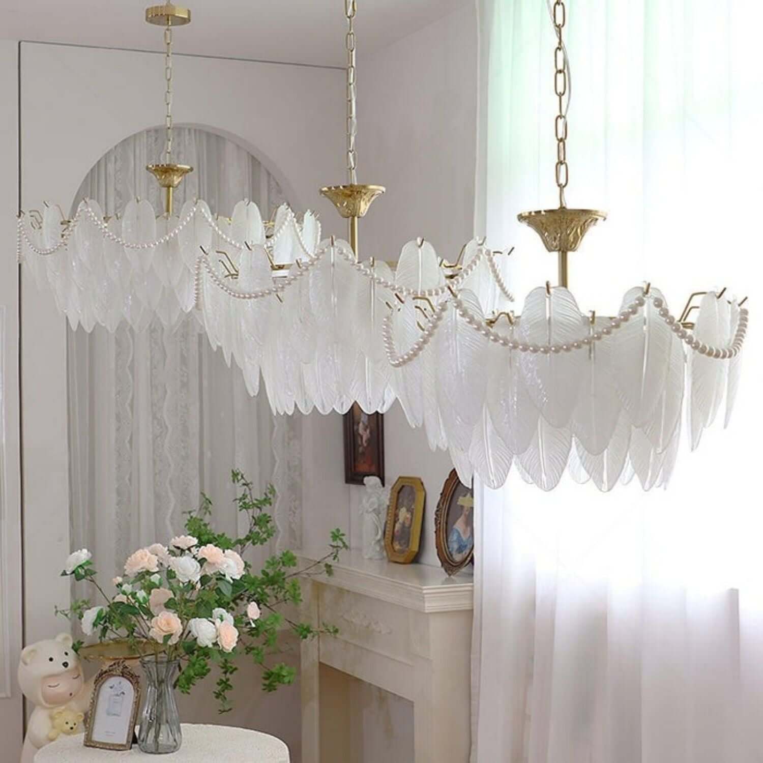 Staklo Chandelier