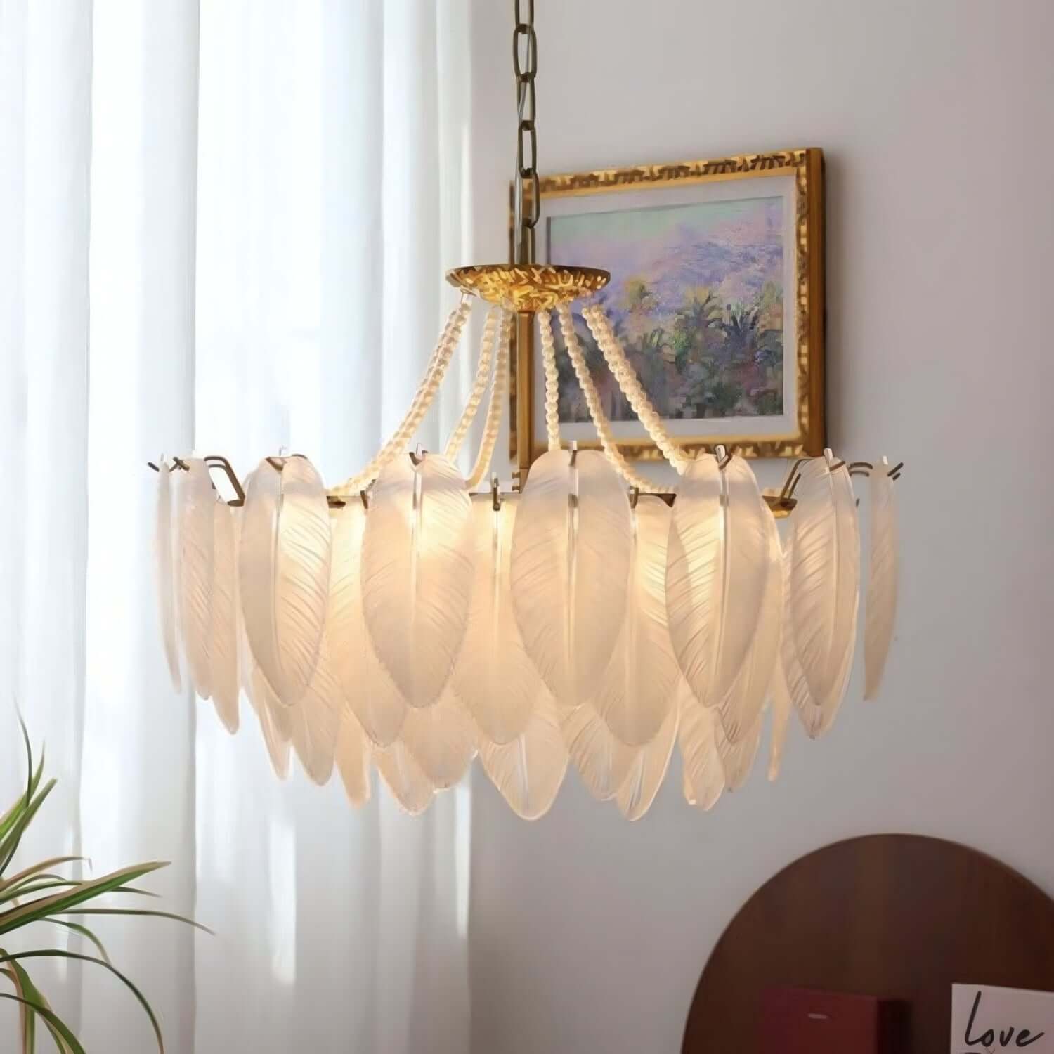 Staklo Chandelier