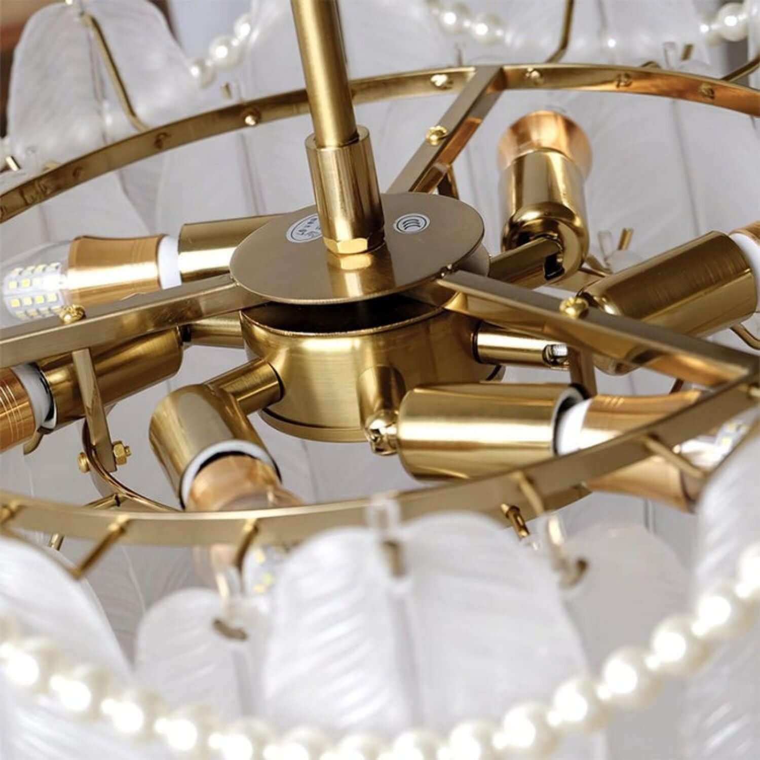 Staklo Chandelier