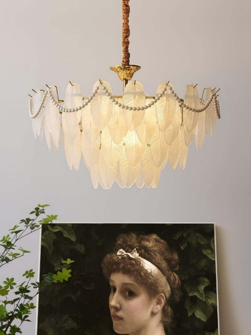 Staklo Chandelier