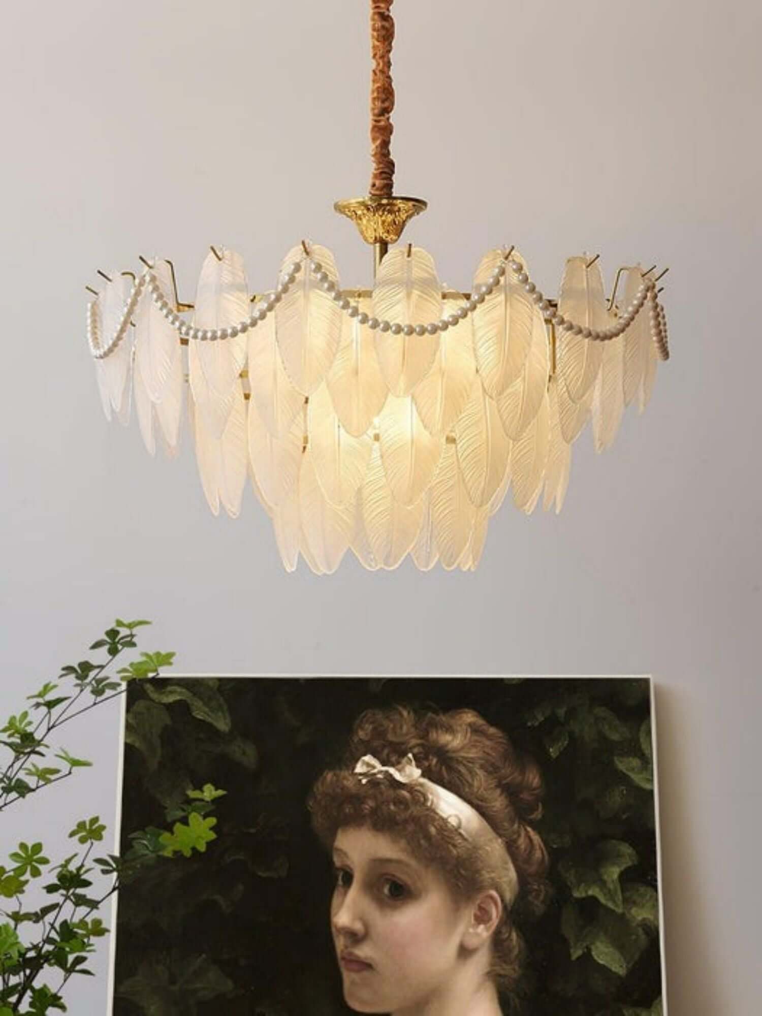 Staklo Chandelier