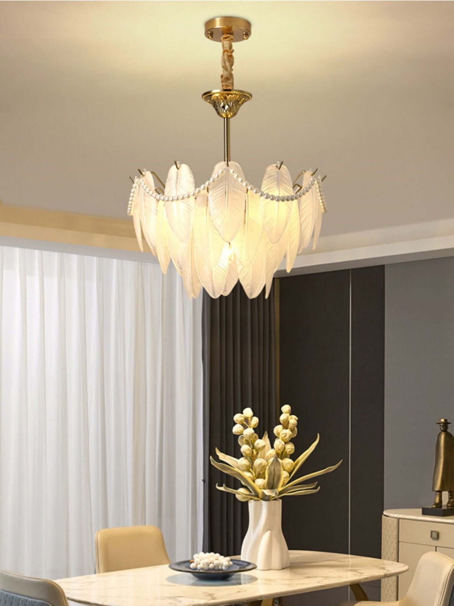 Staklo Chandelier