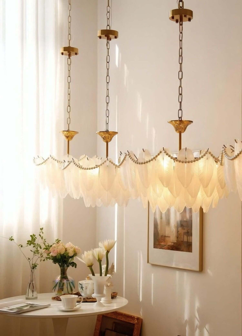 Staklo Chandelier