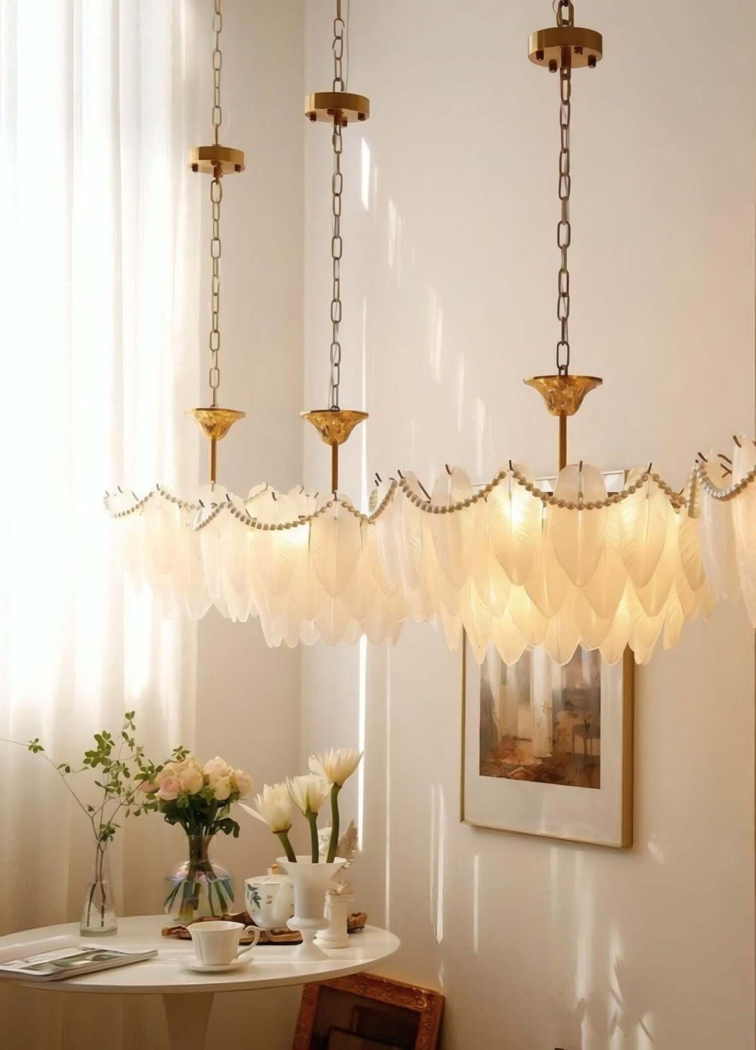Staklo Chandelier