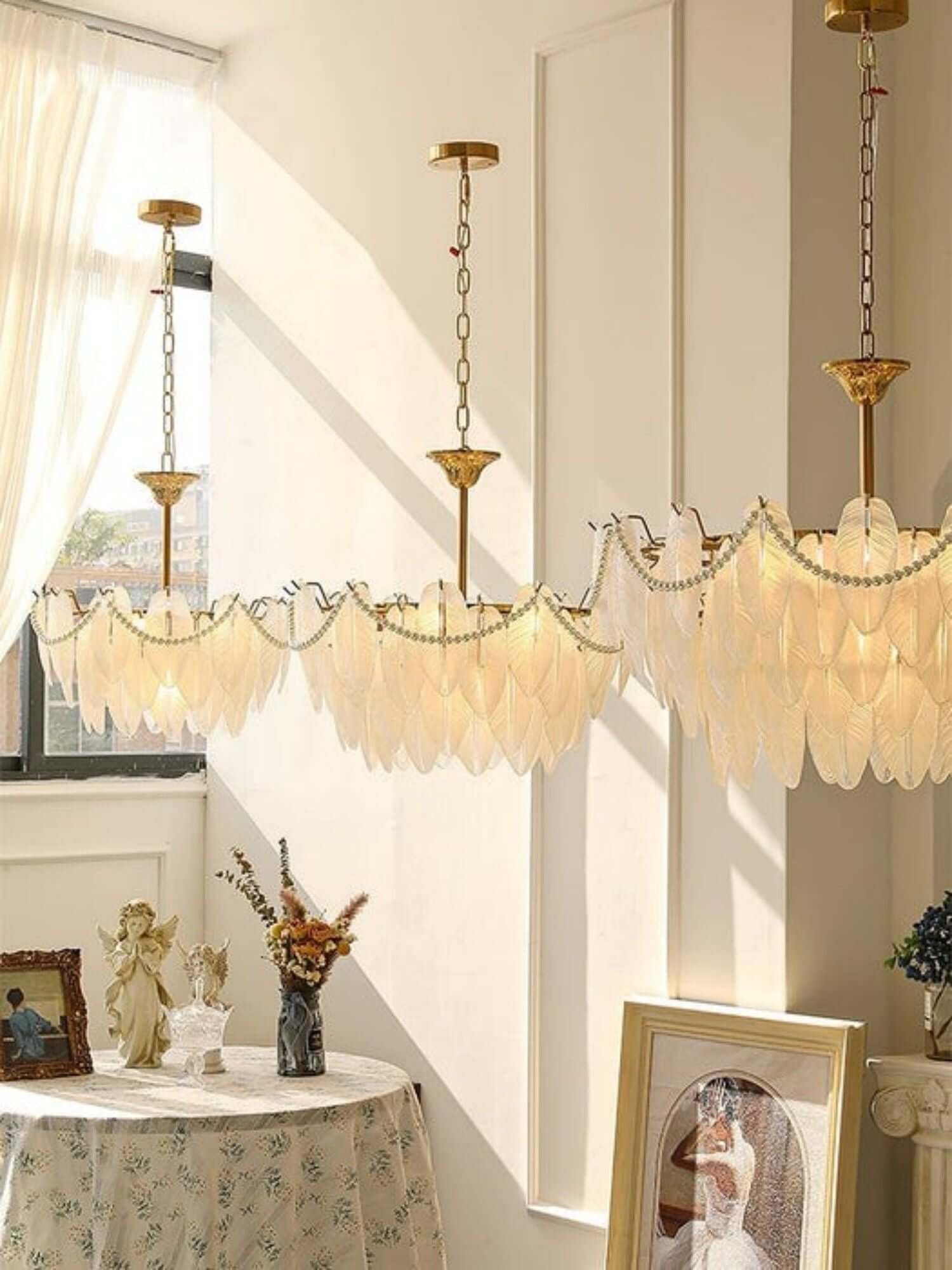 Staklo Chandelier