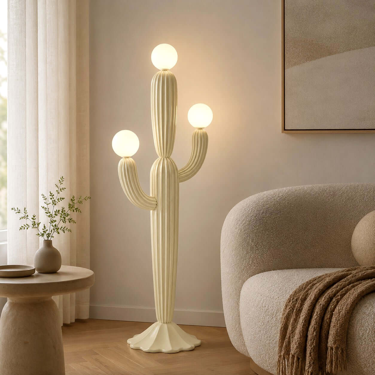Standing Cactus Floor Lamp