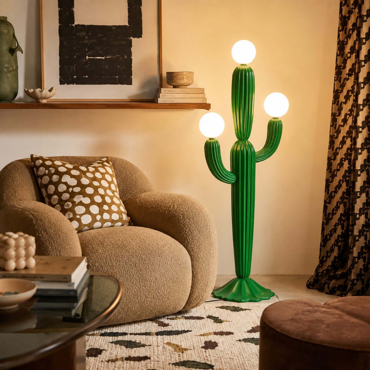 Standing Cactus Floor Lamp