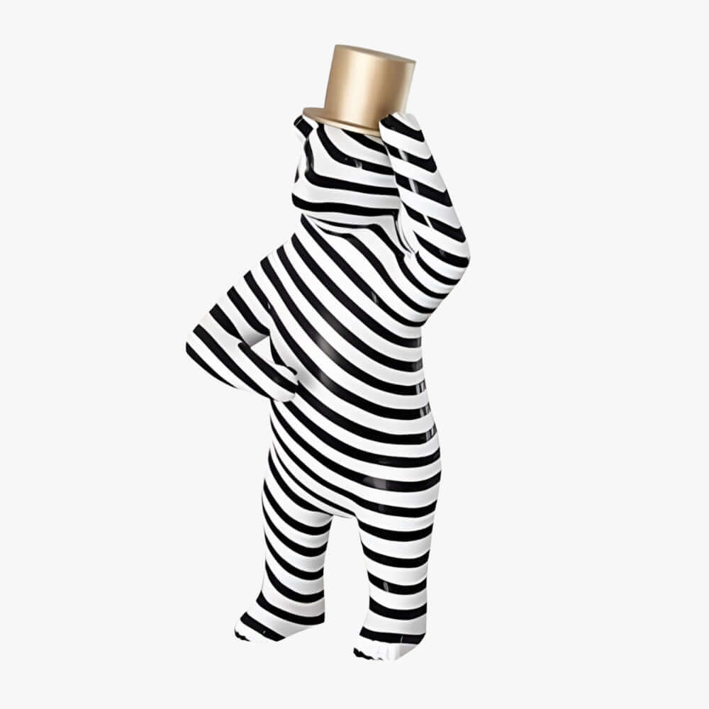 Striped Bear Sculptural