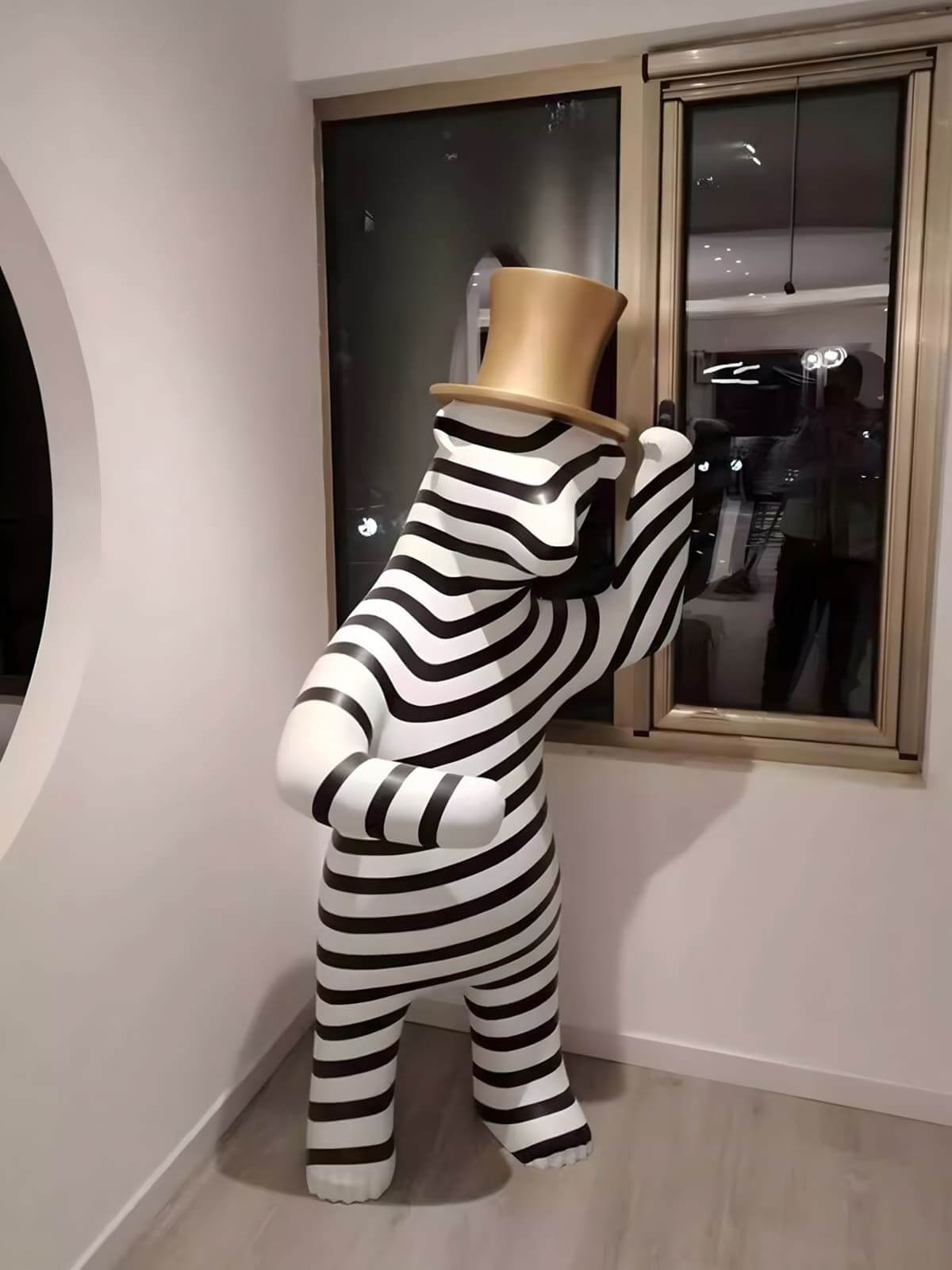 Striped Bear Sculptural