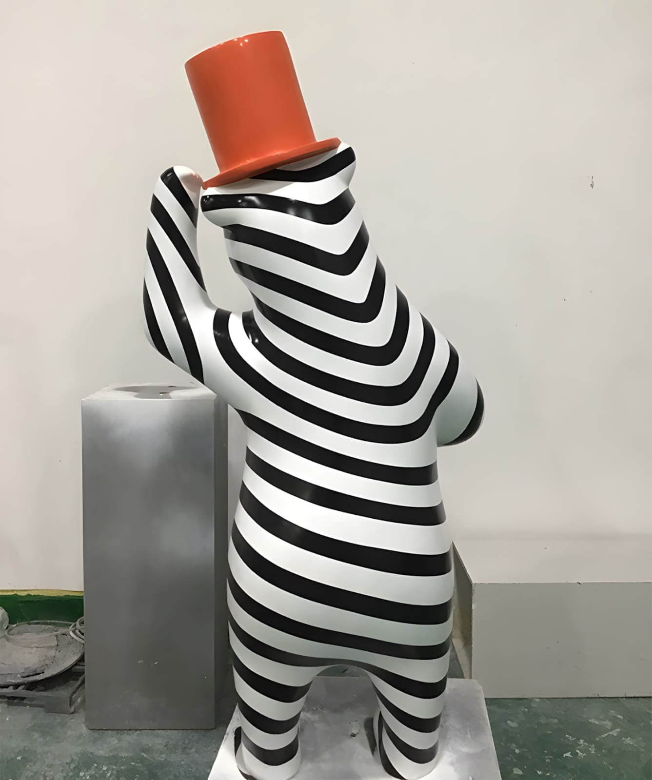 Striped Bear Sculptural
