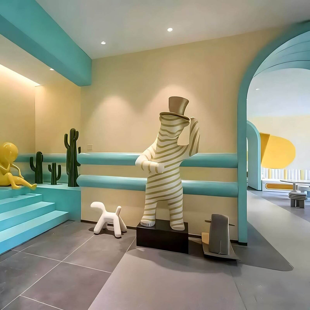 Striped Bear Sculptural