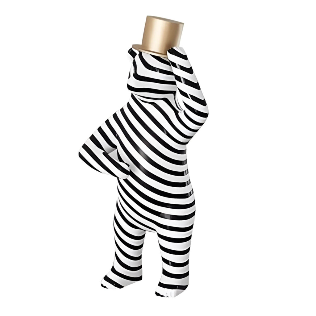 Striped Bear Sculptural