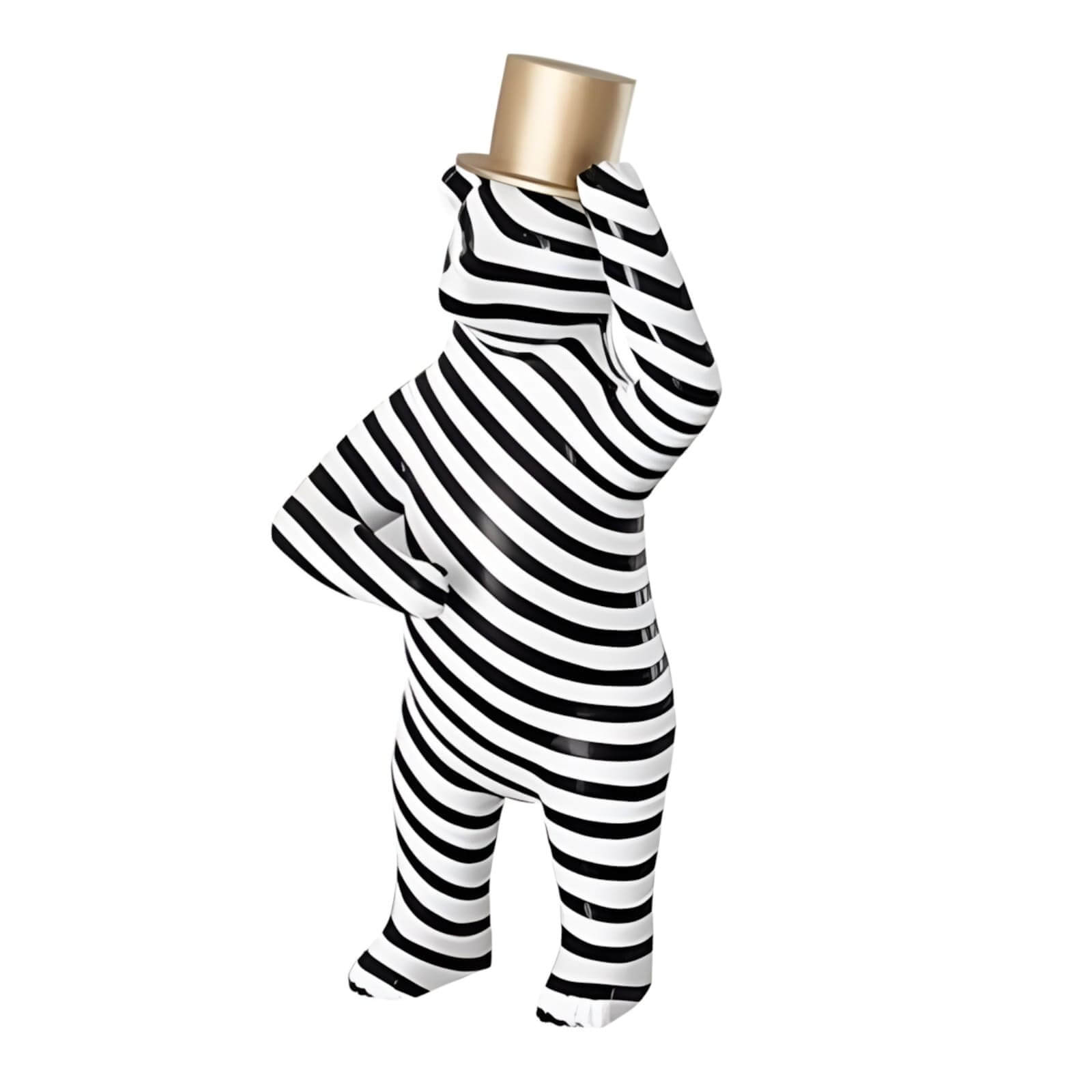 Striped Bear Sculptural
