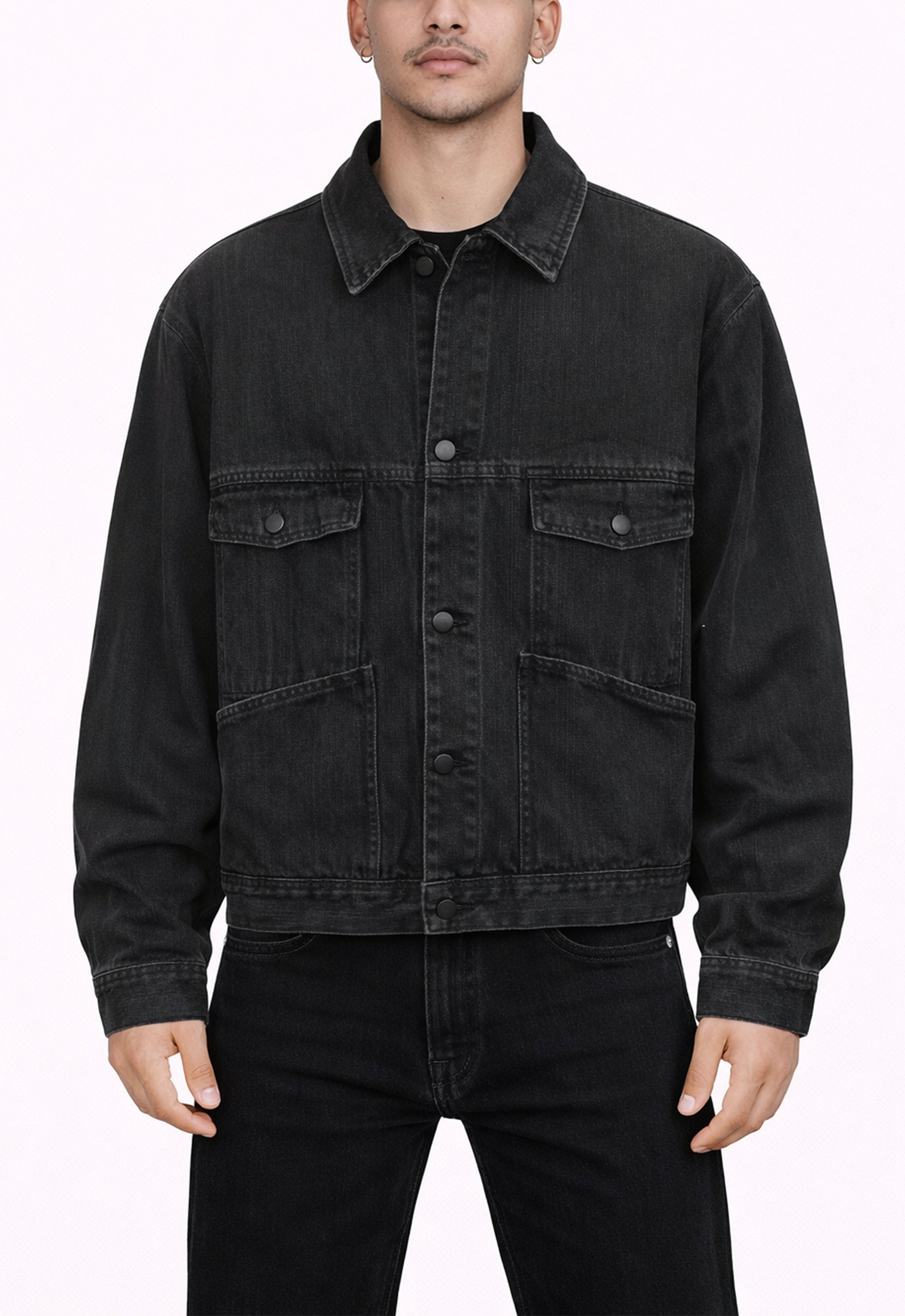 MULTI-POCKET DENIM JACKET