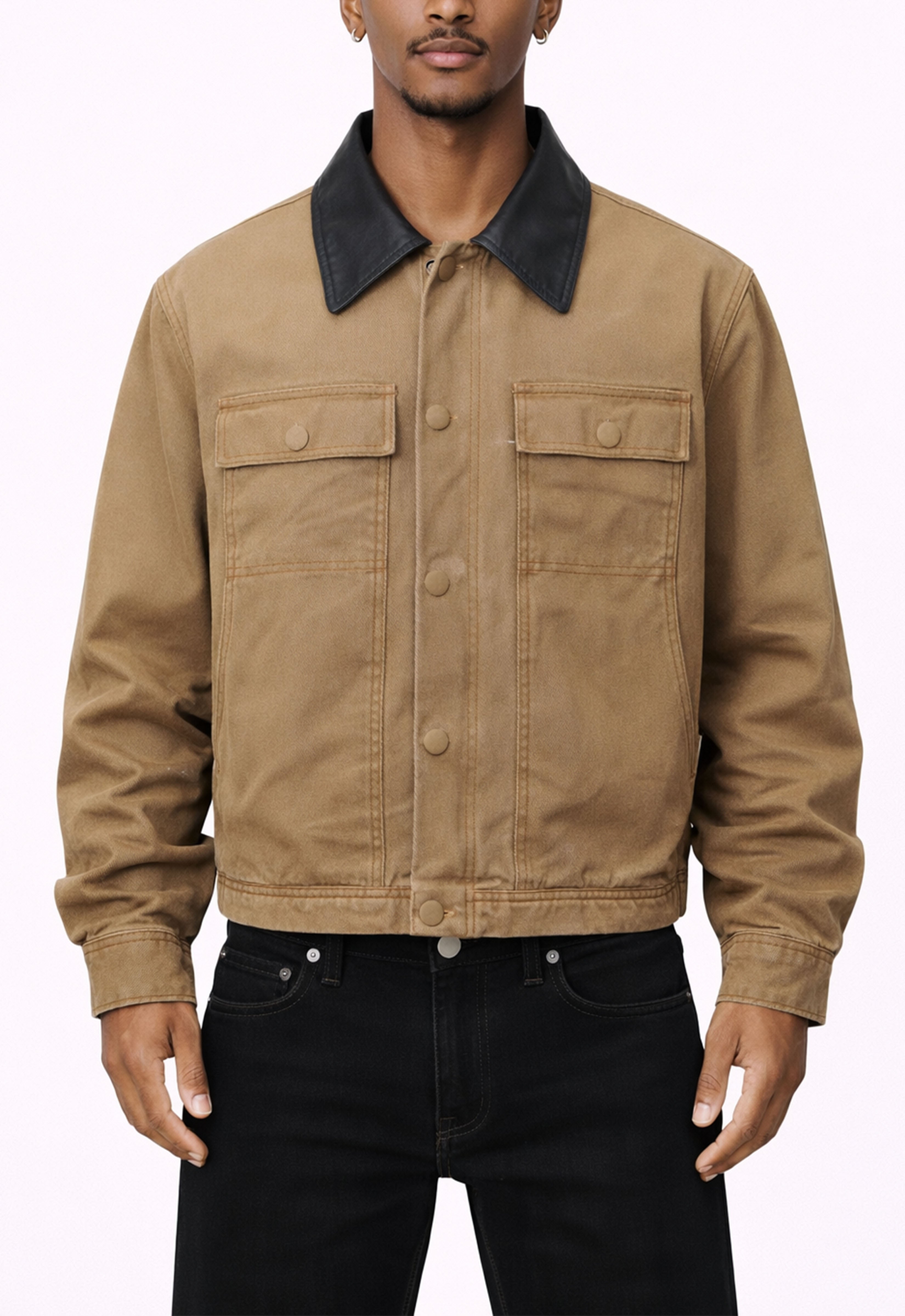 TAN SUEDE WORK JACKET