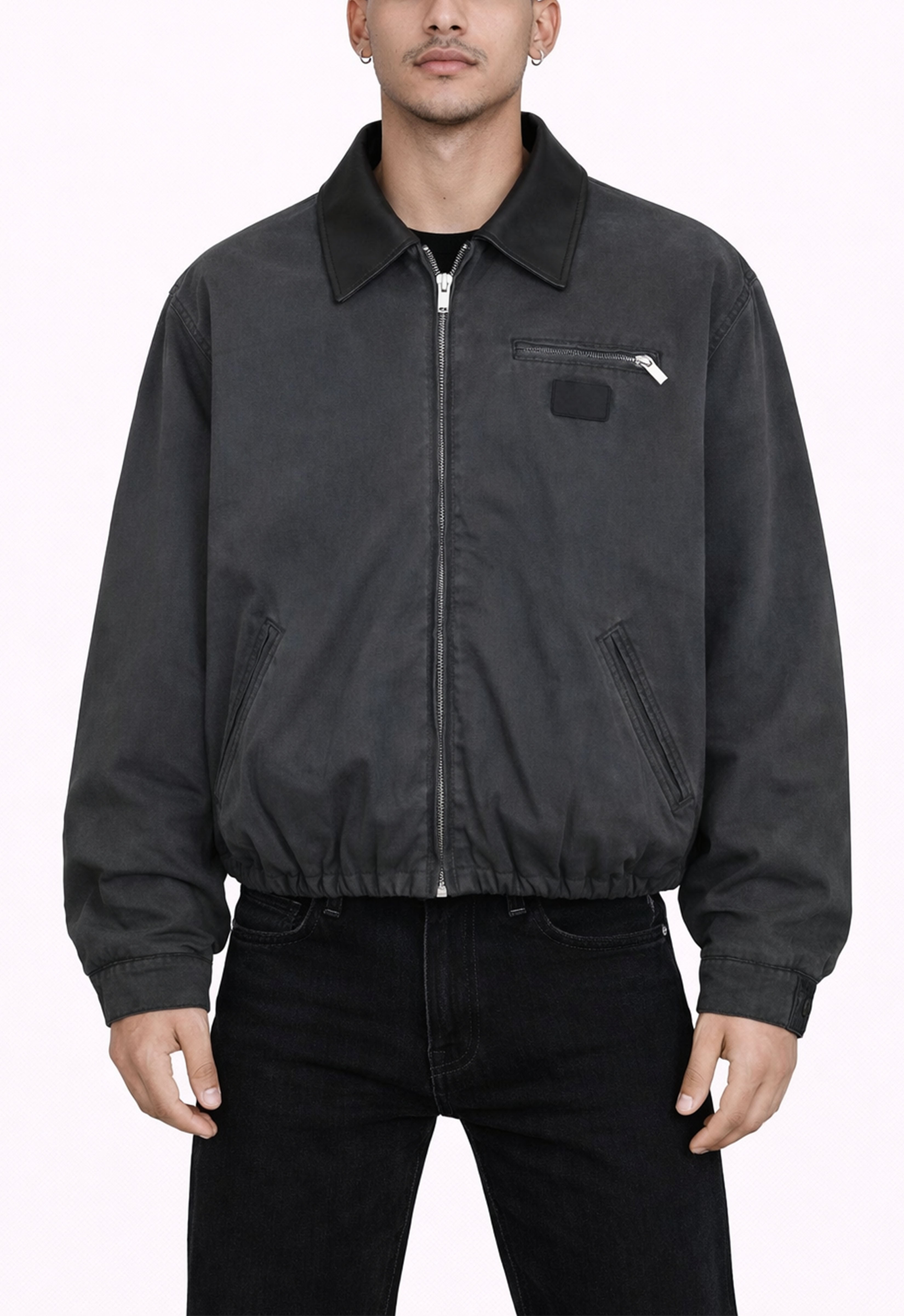 BLACK VINTAGE HUNTERS JACKET