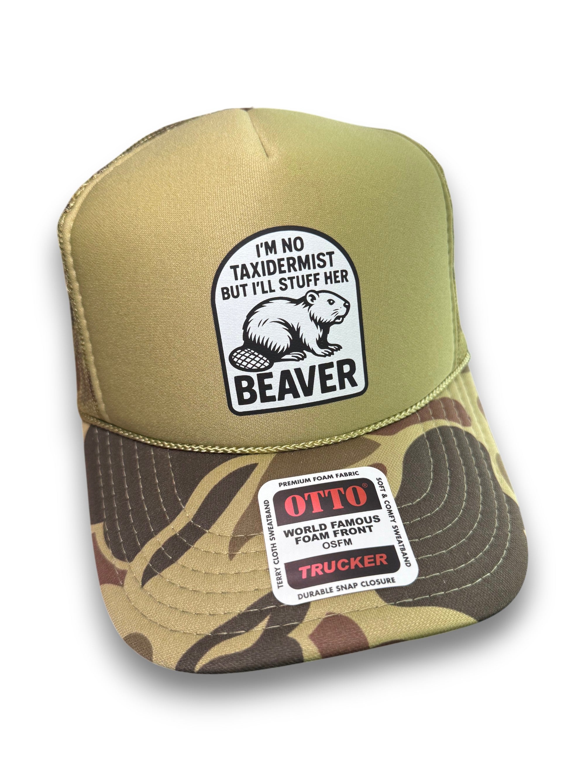 I'm No Taxidermist But I'll Stuff Her Beaver Trucker Hat