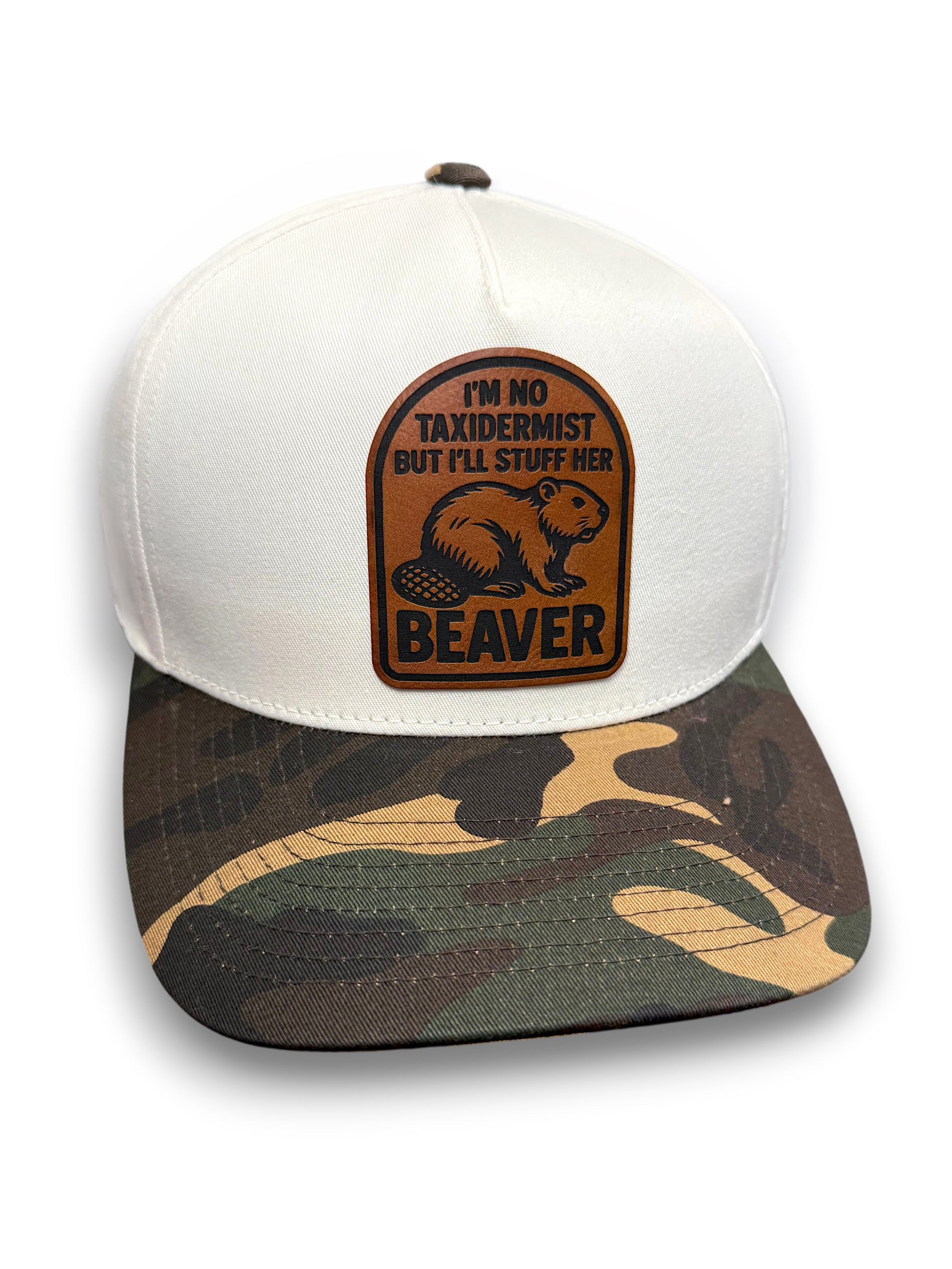 Taxidermist | Camo Leather Patch Snapback