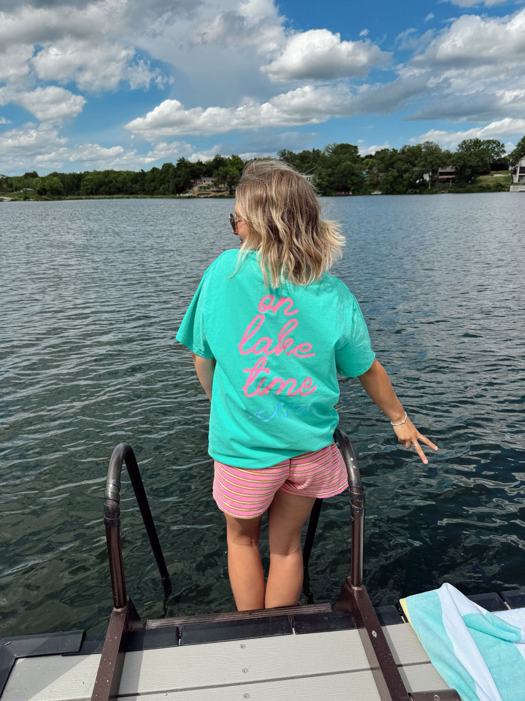 On Lake Time Tee