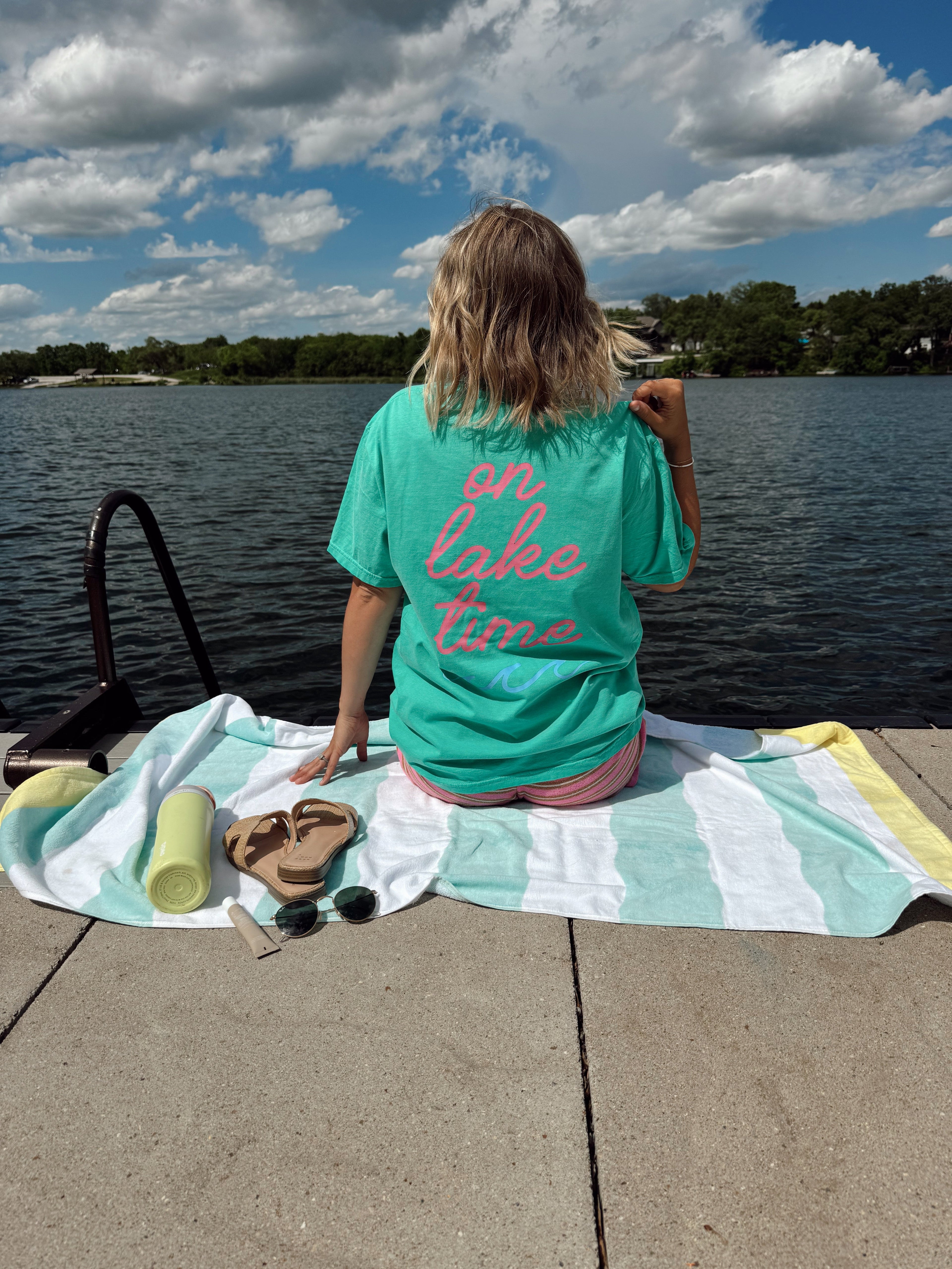 On Lake Time Tee