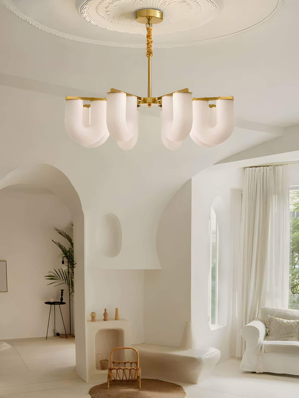 U Shaped Chandelier