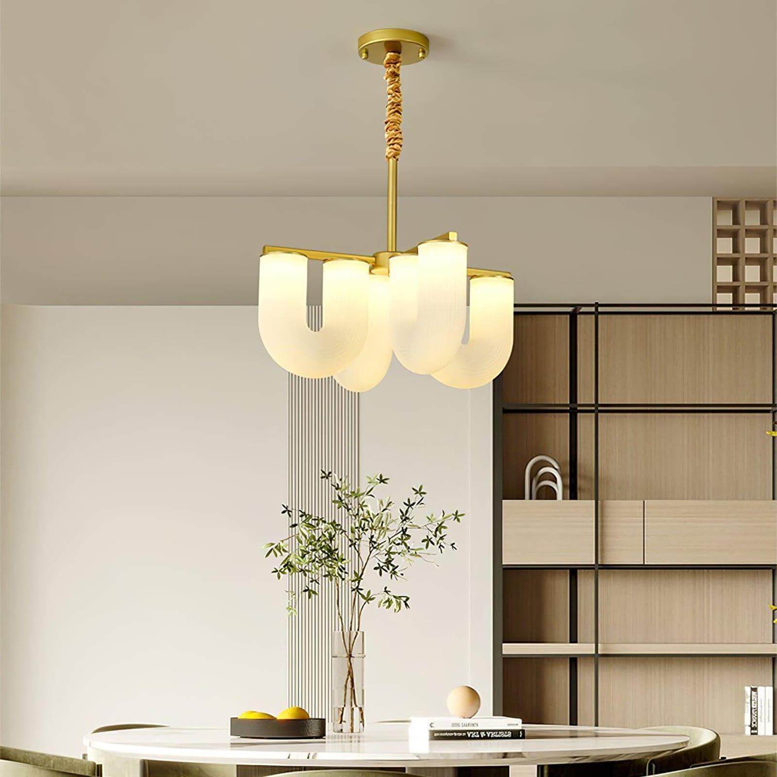U Shaped Chandelier