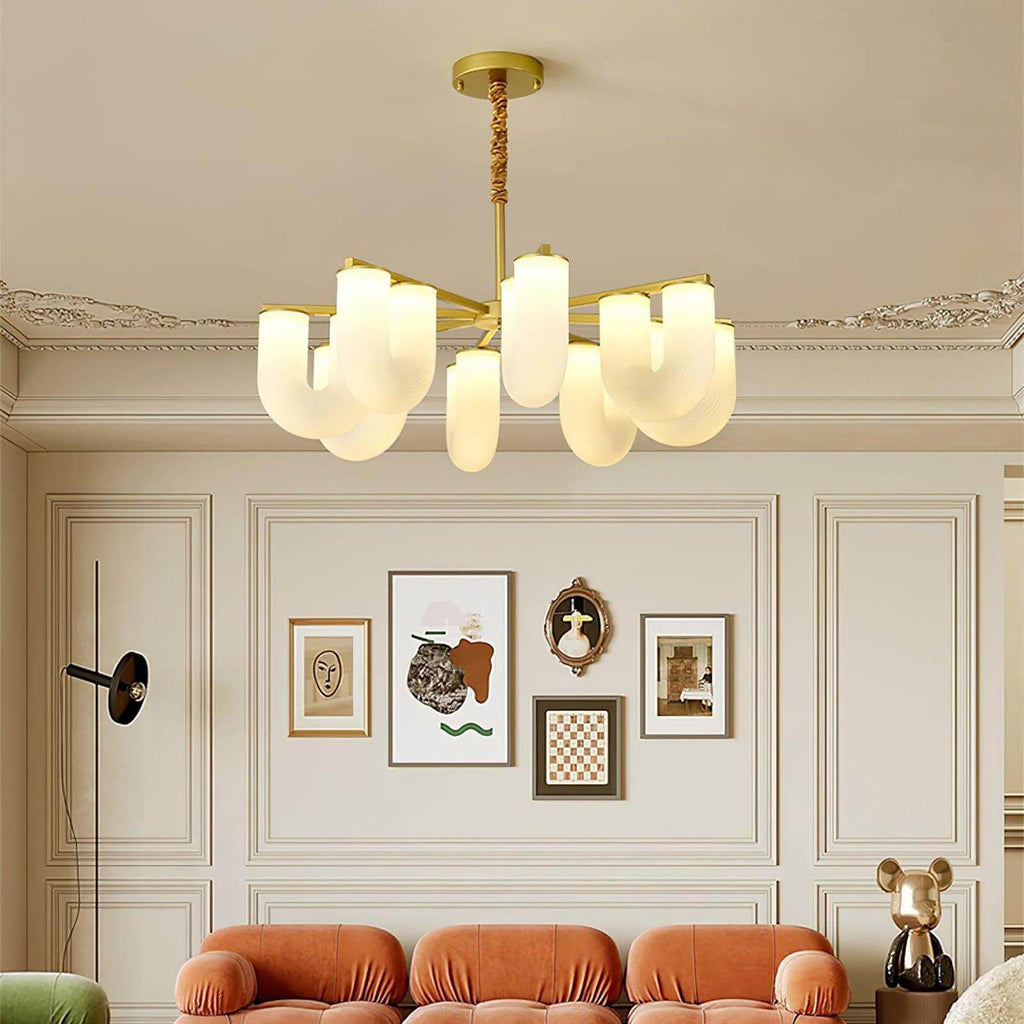 U Shaped Chandelier