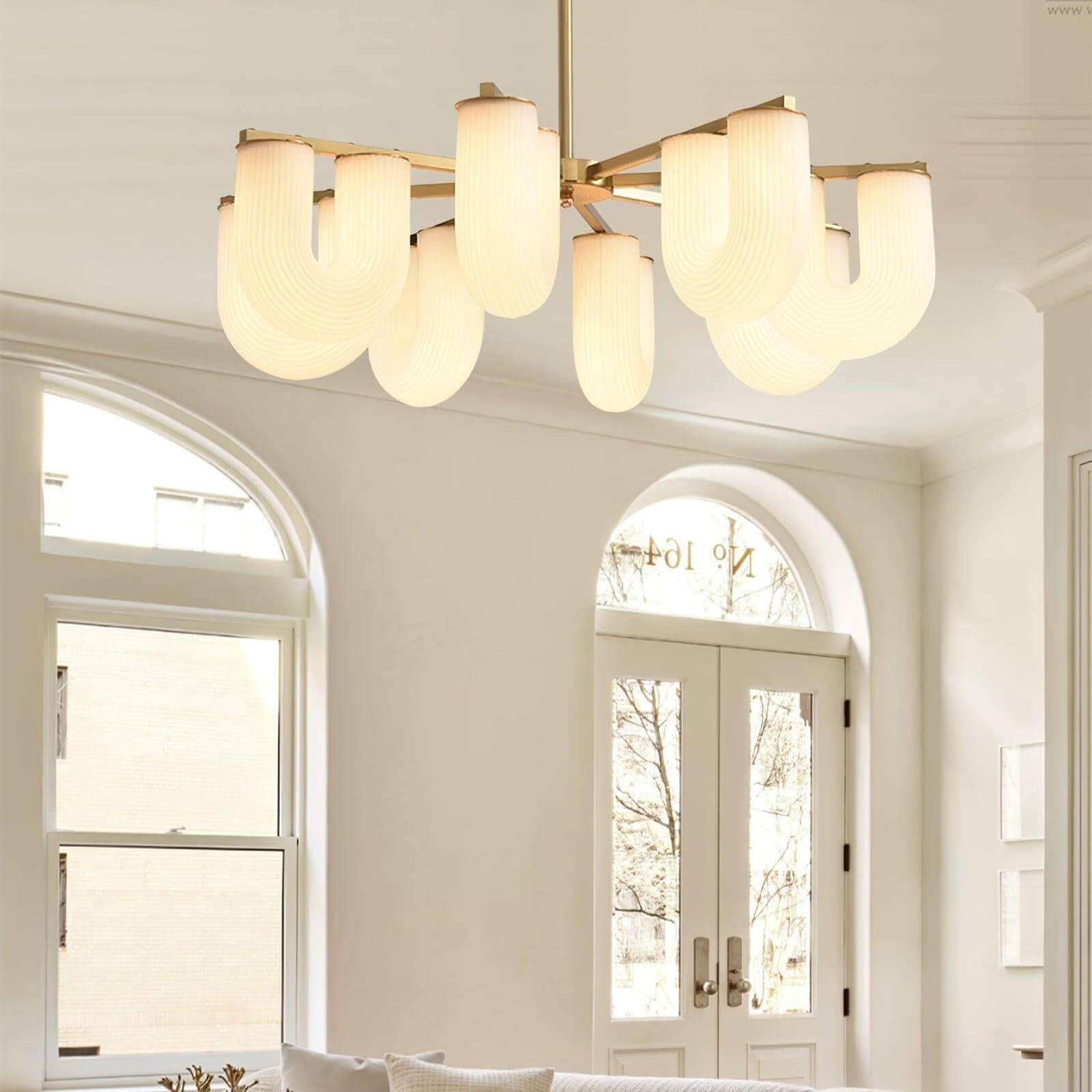 U Shaped Chandelier