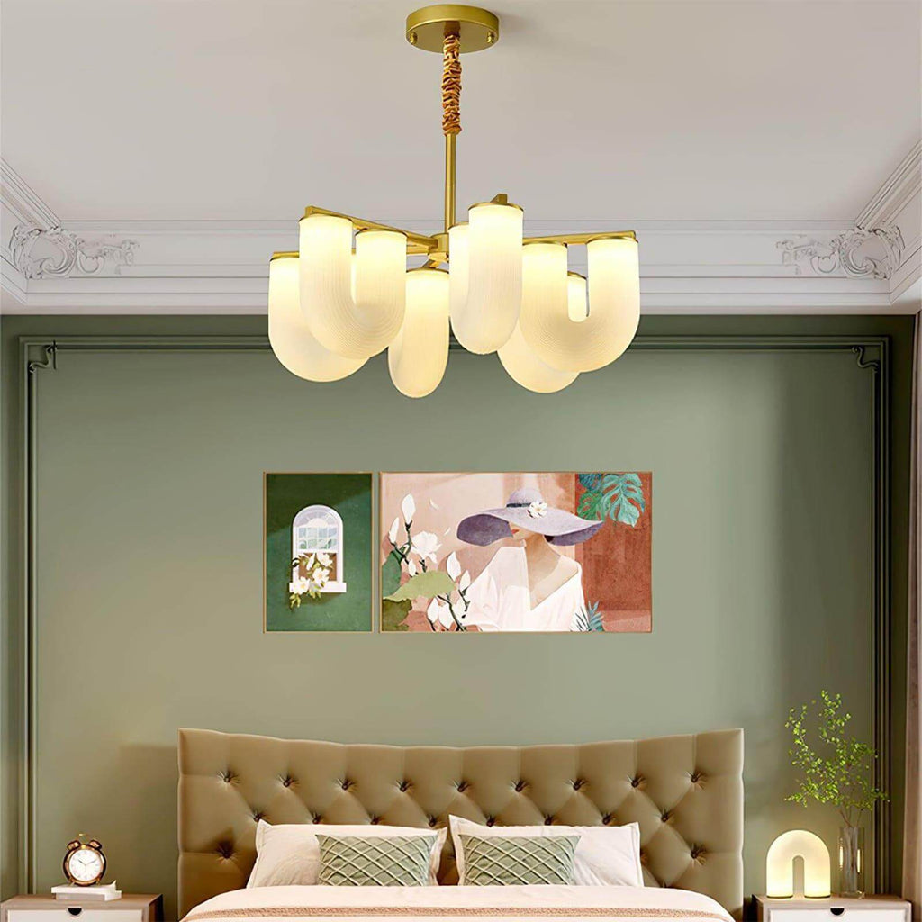 U Shaped Chandelier