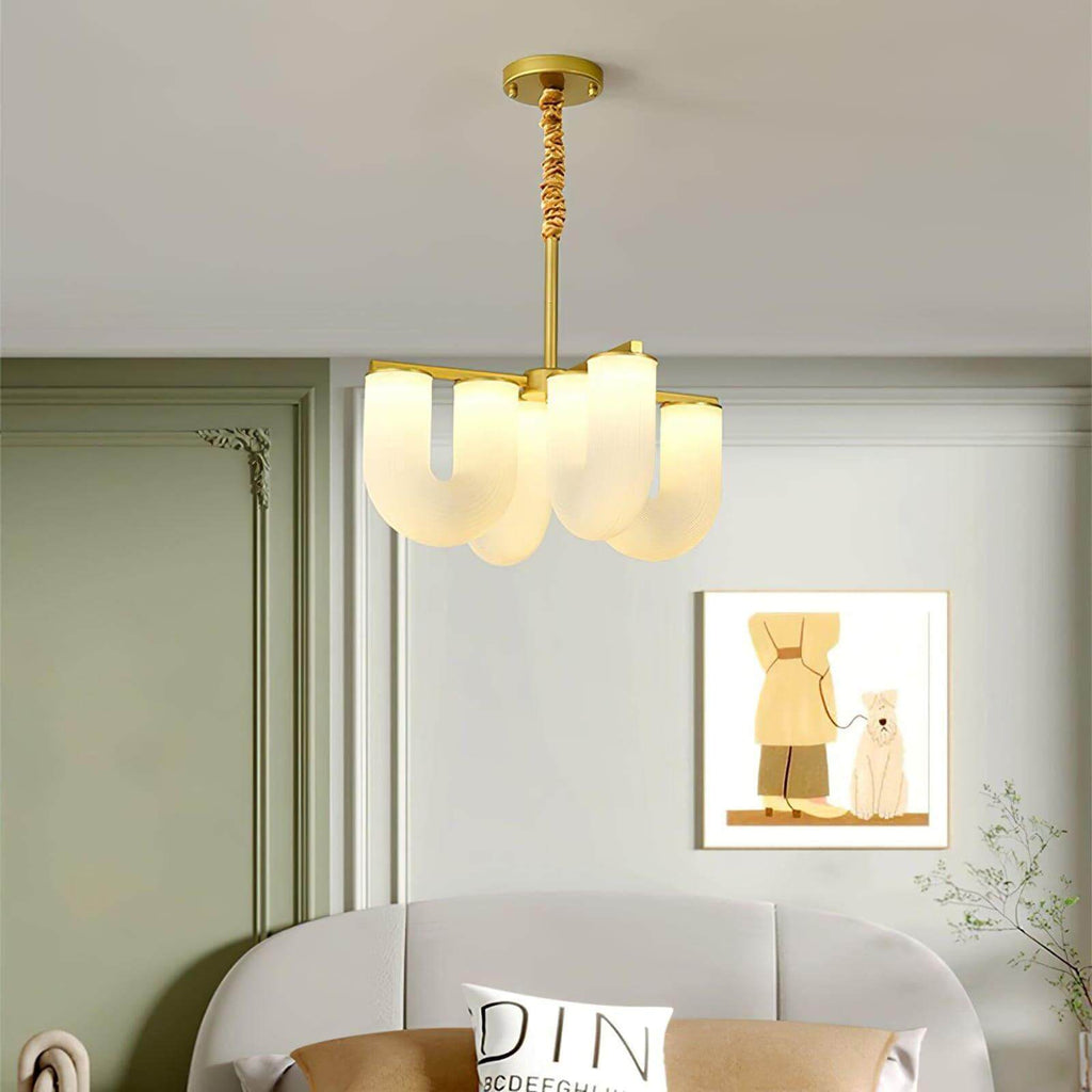 U Shaped Chandelier