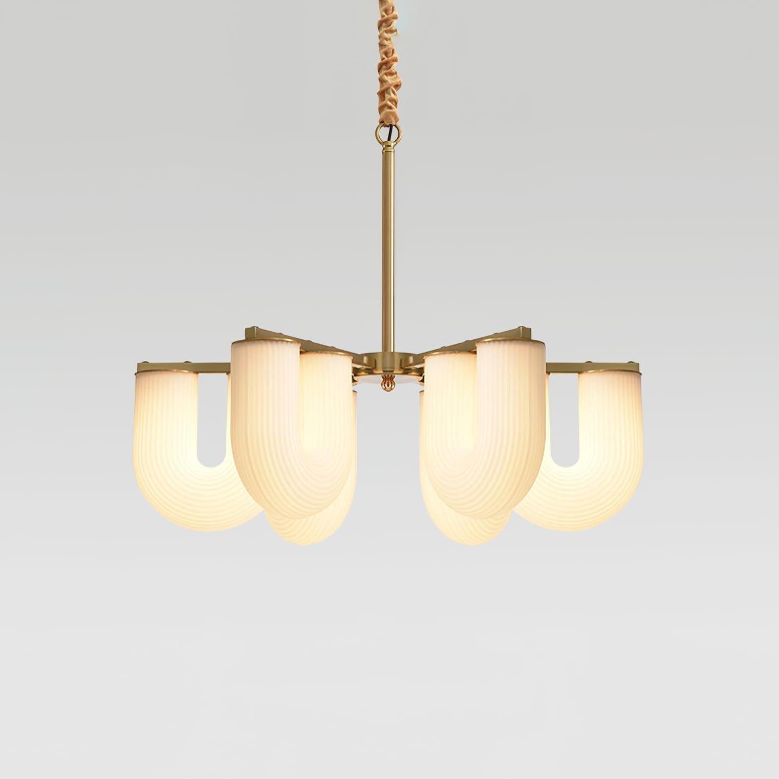 U Shaped Chandelier