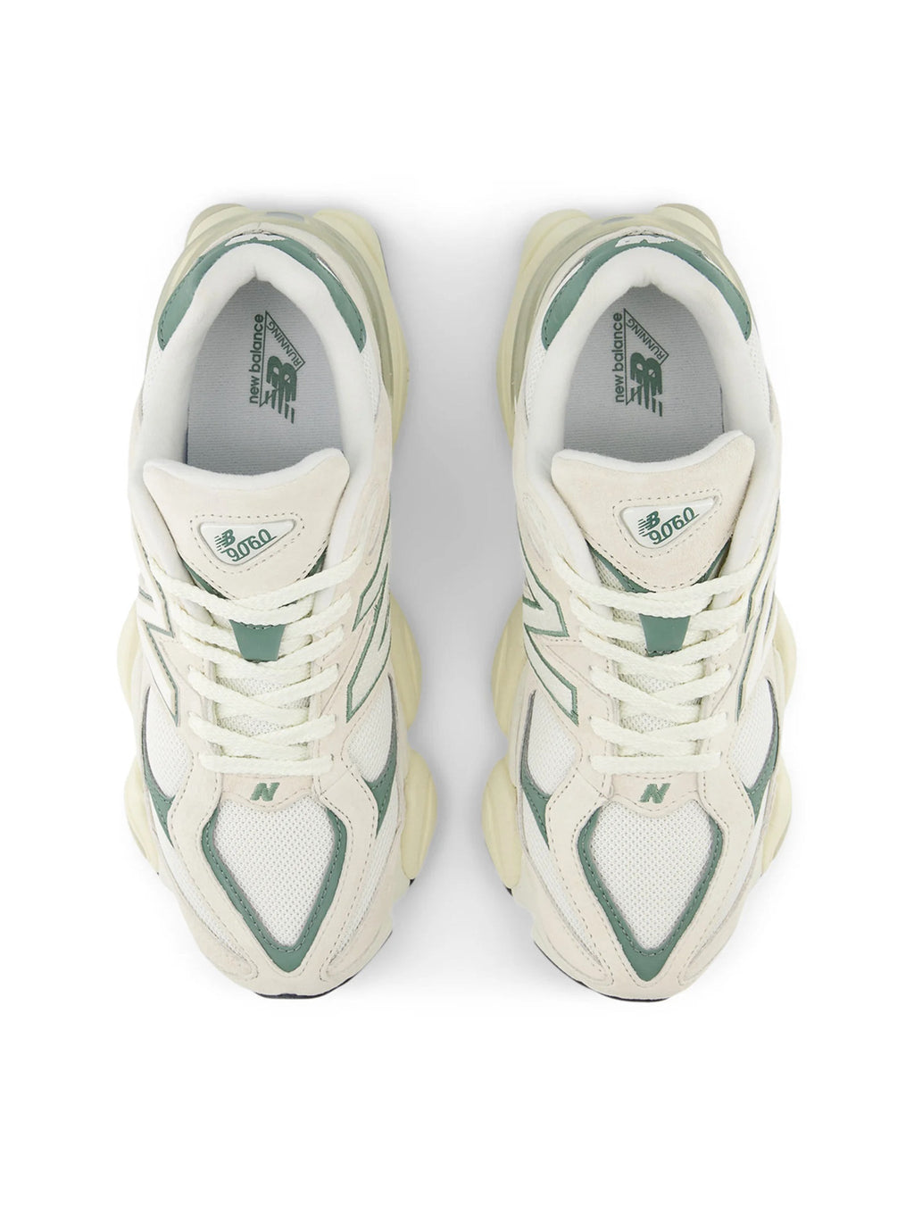 New Balance Mens 9060 Lifestyle Shoes  - Beige/Green