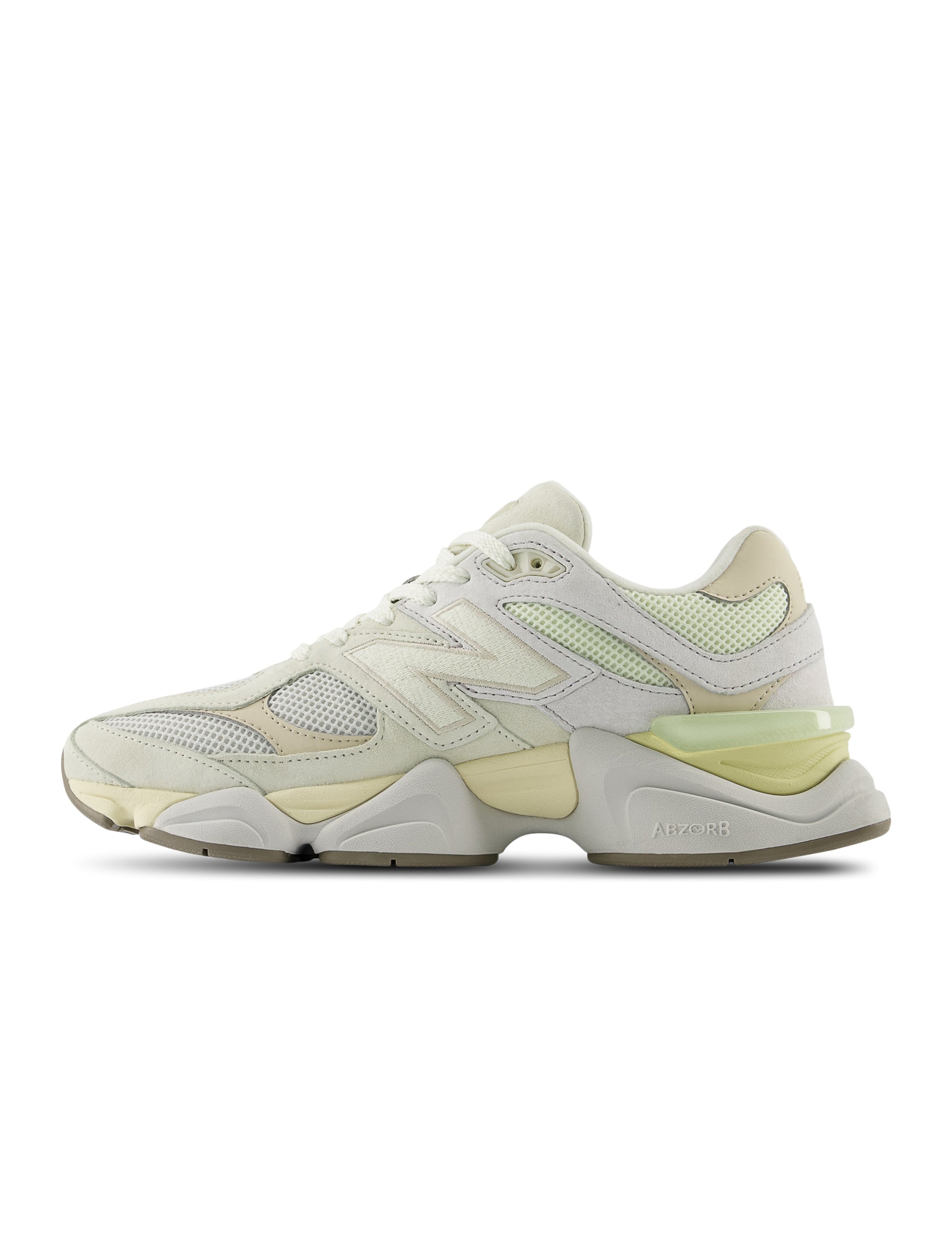 New Balance Mens 9060 Lifestyle Shoes  - White/Yellow