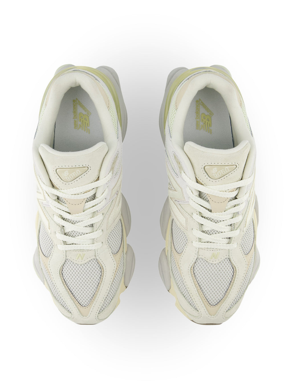 New Balance Mens 9060 Lifestyle Shoes  - White/Yellow