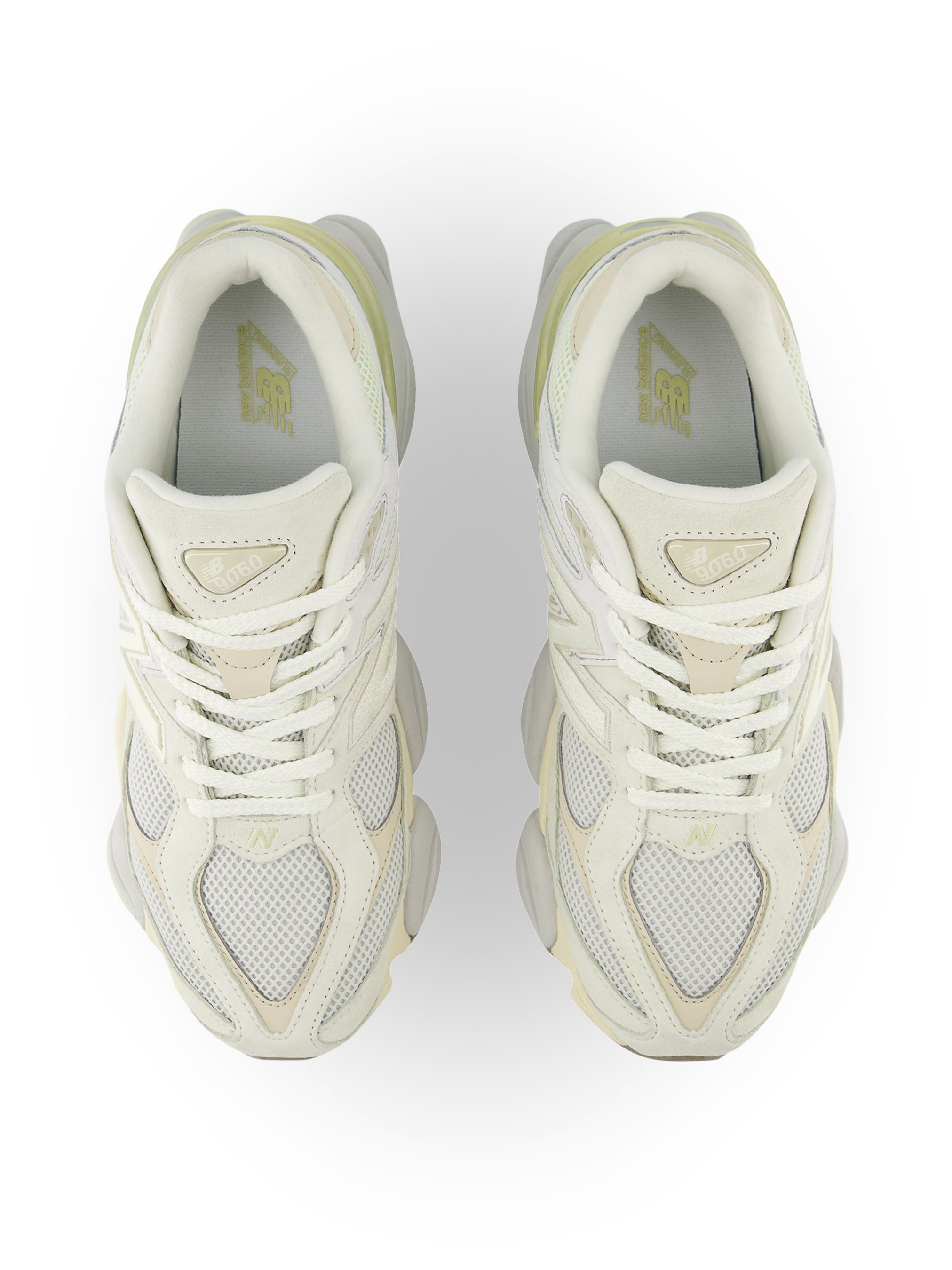 New Balance Mens 9060 Lifestyle Shoes  - White/Yellow
