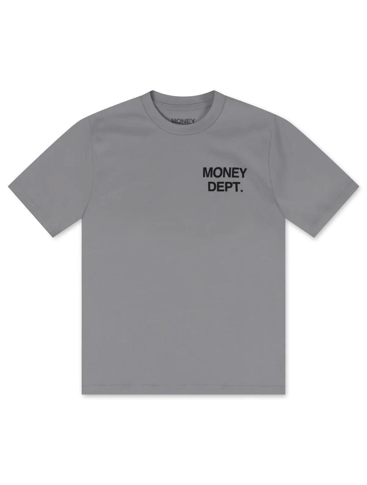 Money Dept. Graphic Tee - Grey/Black