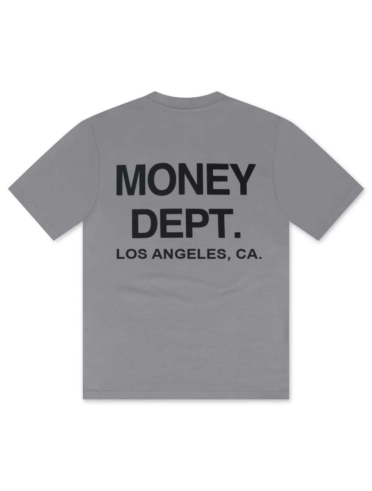 Money Dept. Graphic Tee - Grey/Black
