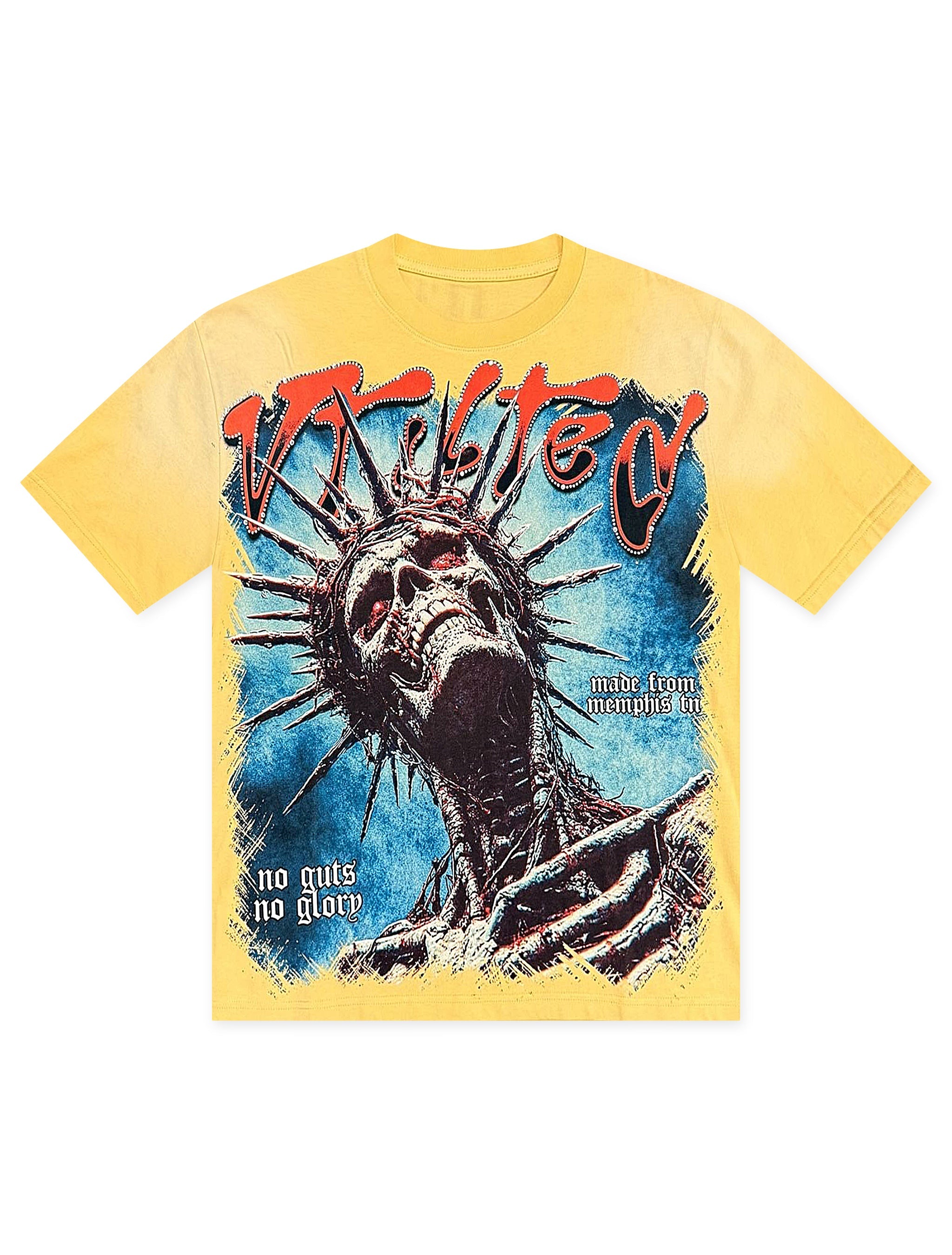 Vtilted Glory Tee - Mustard