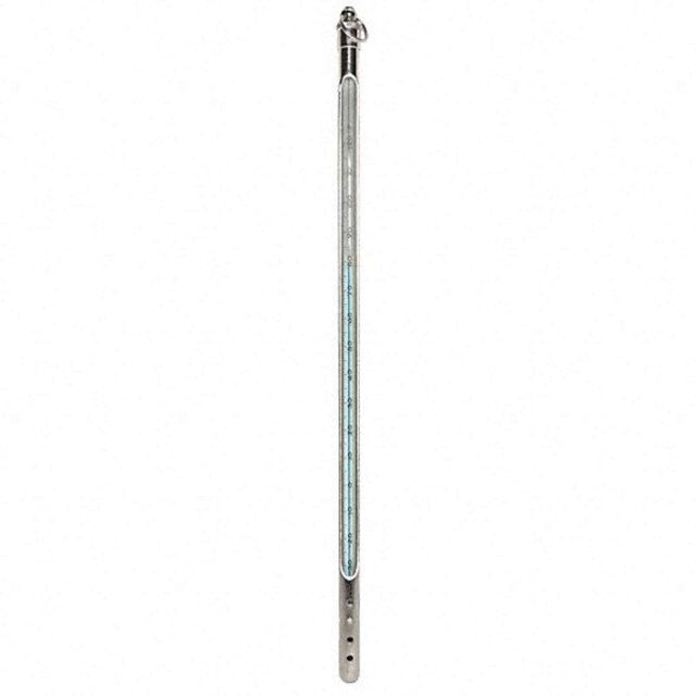 Heathrow Scientific 80908E-A Thermometer, Blue Liquid, -20 to 150°C, Partial Immersion, encapsulated in FEP w/Armor, 12", 1/pk