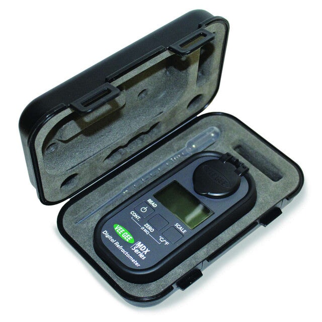 Heathrow Scientific 48603 Digital Refractometer, MDX-603, Glycols/Coolant, 4 scales