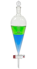 Heathrow Scientific 1426T-300 SIBATA Glass Separatory Funnel, 300 mL, 1/pk