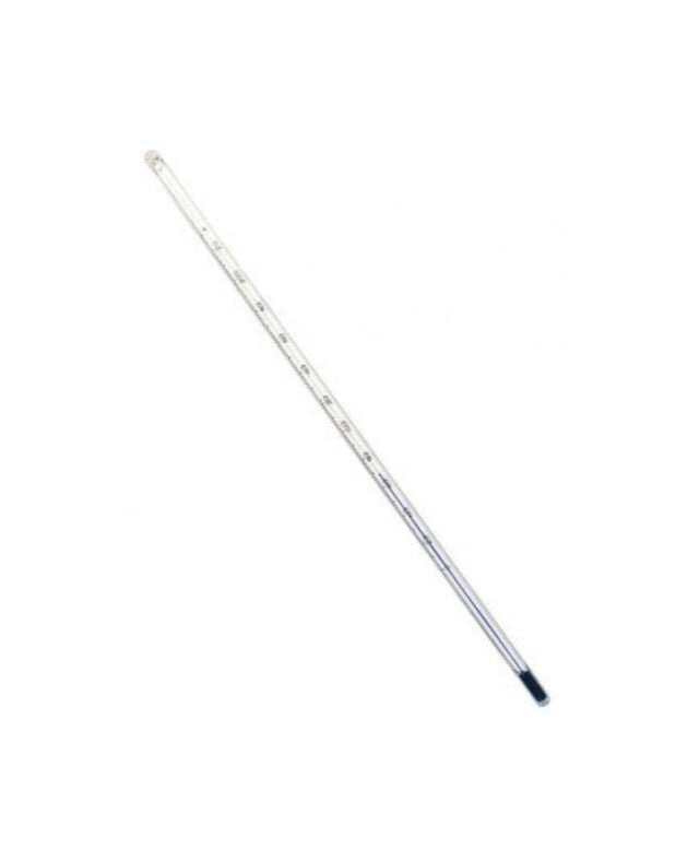 Heathrow Scientific 80901E Thermometer, Blue Liquid, -30 to 120°F, Partial Immersion, encapsulated in FEP, 12", 1/pk