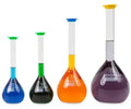 Heathrow Scientific 2303A-25 Volumetric Flask, Class A, Snap-Cap, 25 mL, 6/pk