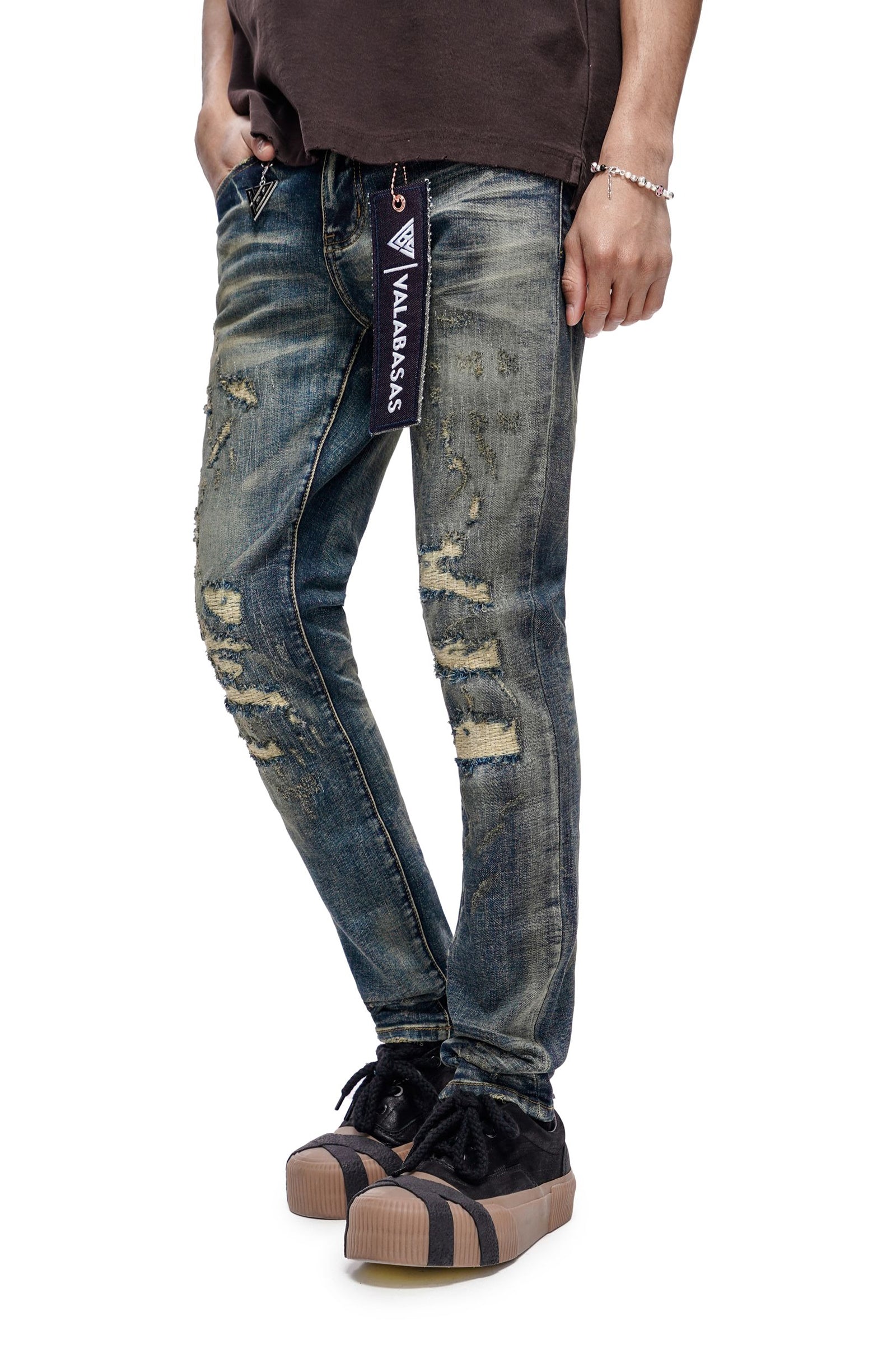 Valabasas Leader Skinny Jean - Dark Blue Vintage