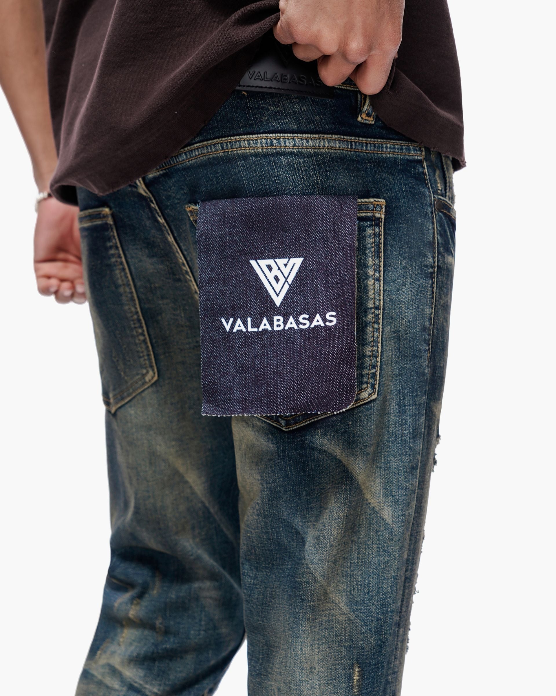 Valabasas Leader Skinny Jean - Dark Blue Vintage