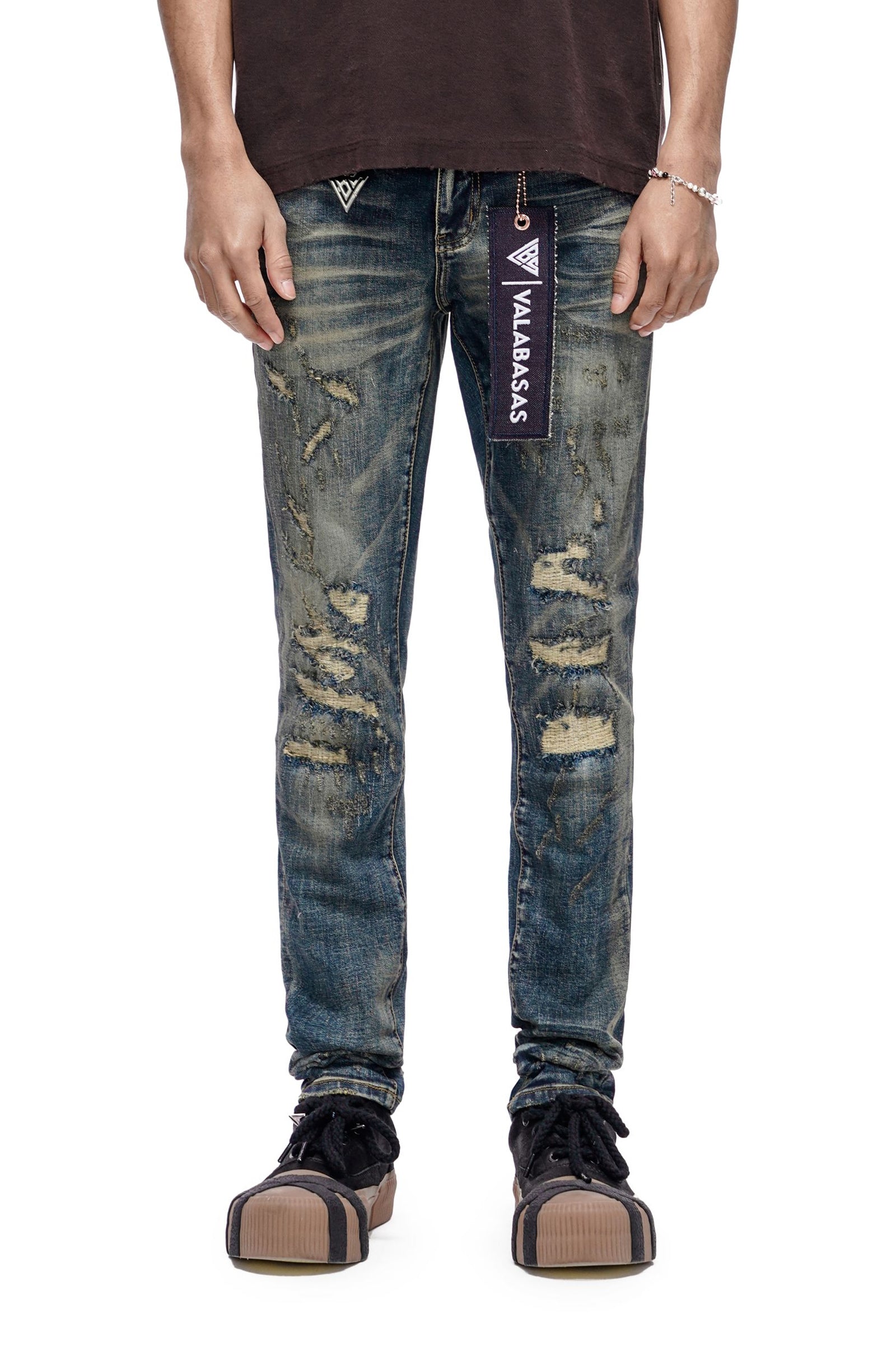 Valabasas Leader Skinny Jean - Dark Blue Vintage
