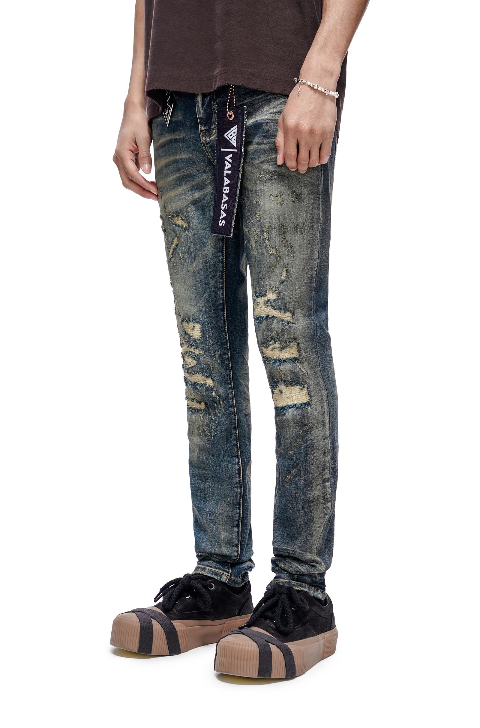 Valabasas Leader Skinny Jean - Dark Blue Vintage