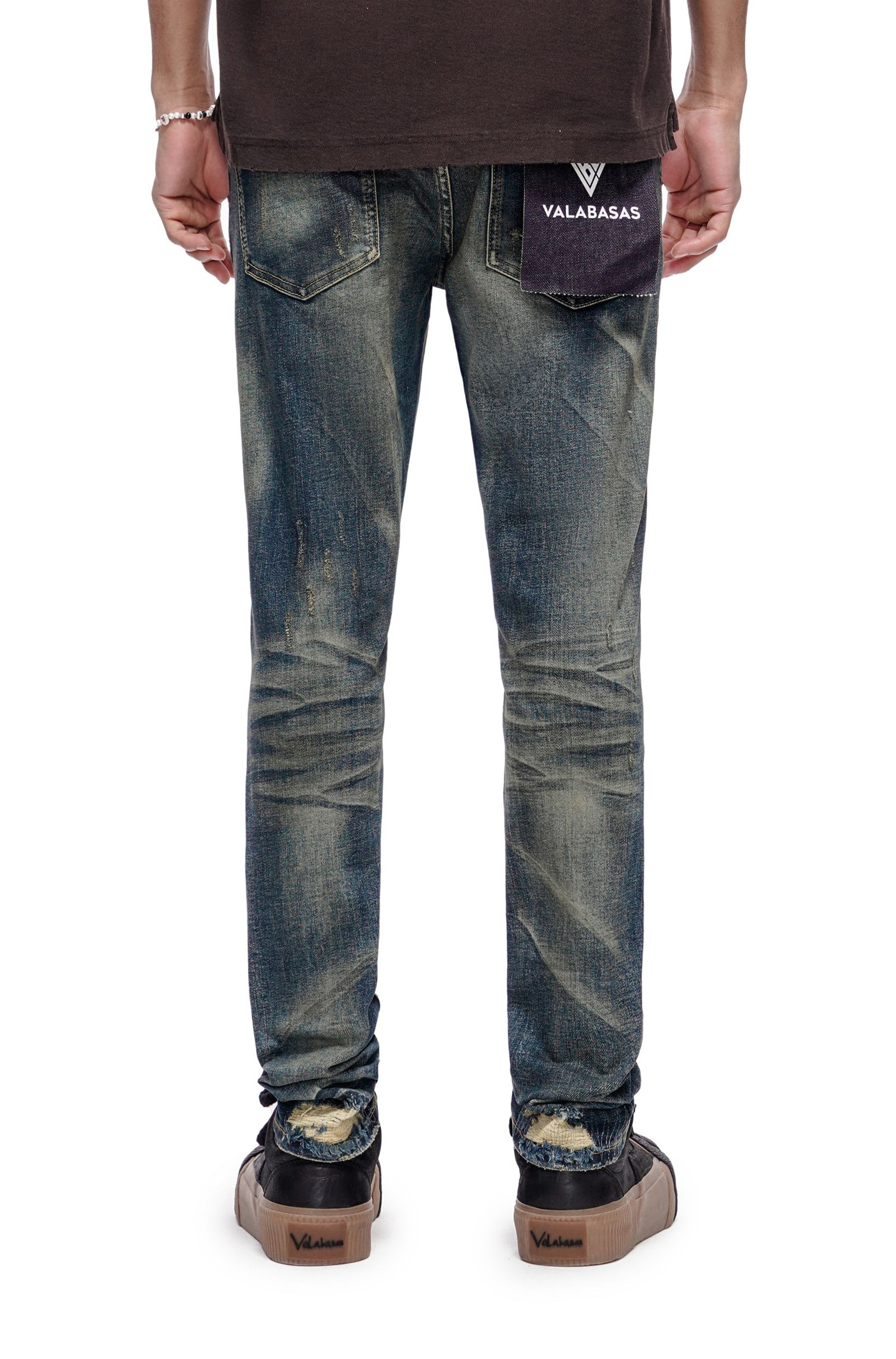 Valabasas Leader Skinny Jean - Dark Blue Vintage